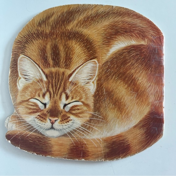 RARE The Cat Book 1964 Lux Promo - Vintage Golden Shape Book By Jan Pfloog - Picture 2 of 8